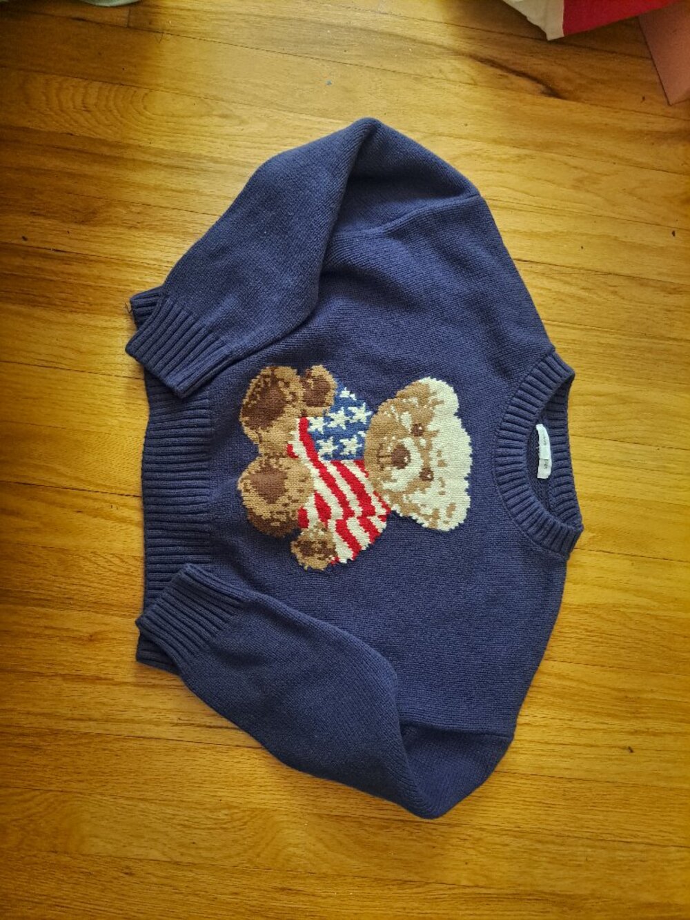 Classic navy blue knit sweater from Grayson Threads is a size small. It is made